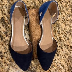 Gap two tone blue flats